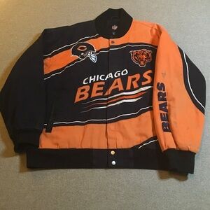 Vintage NFL Chicago Bears Snap Jacket
